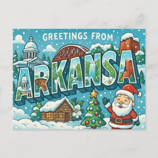BRIEFKAART VAN ARKANSAS (Voorkant)