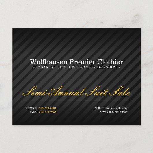 Briefkaart van Armani Suit Promo (Voorkant)