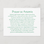 Briefkaart van Artemis (Voorkant)