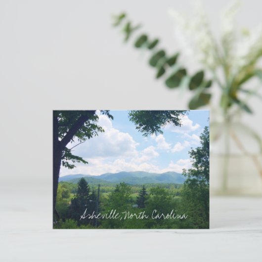 Briefkaart van Asheville (Staand voorkant)