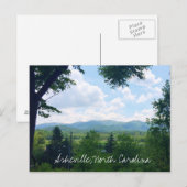 Briefkaart van Asheville (Voorkant / Achterkant)