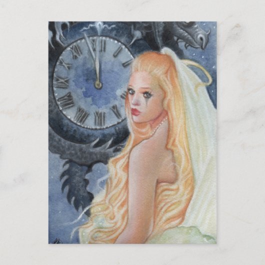 Briefkaart van Assepoester (Voorkant)