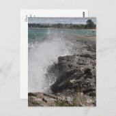 Briefkaart van Baai van Grand Traverse, MI (Voorkant / Achterkant)