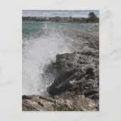 Briefkaart van Baai van Grand Traverse, MI (Voorkant)