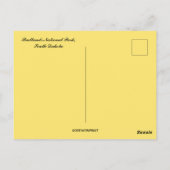Briefkaart van Badlands South Dakota (Achterkant)