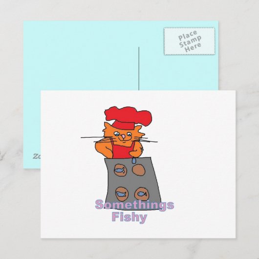 briefkaart van bakkerkkatten (Voorkant / Achterkant)