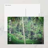 Briefkaart van Bali-Indonesië (Voorkant / Achterkant)