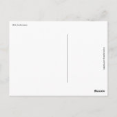 Briefkaart van Bali-Indonesië (Achterkant)