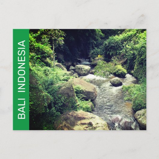 Briefkaart van Bali-Indonesië (Voorkant)