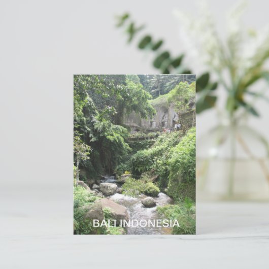 Briefkaart van Bali-Indonesië (Staand voorkant)