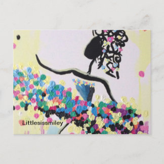 Briefkaart van Ballerina