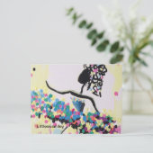 Briefkaart van Ballerina (Staand voorkant)