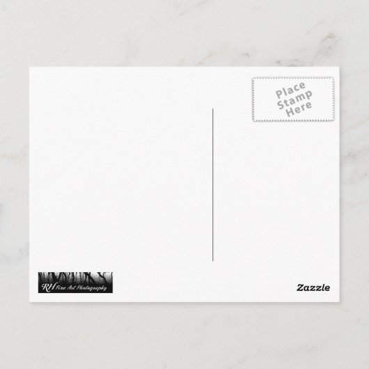 Briefkaart van Ballerina - landschap (Achterkant)