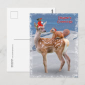 Briefkaart van Bambi en Friends (Voorkant / Achterkant)