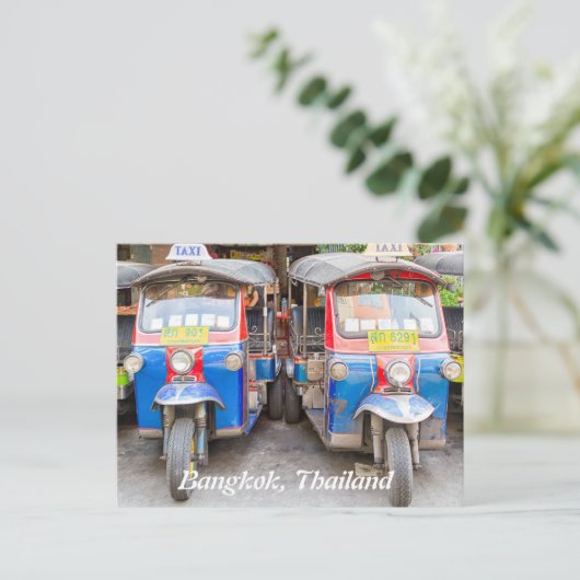 Briefkaart van Bangkok tuks (Staand voorkant)