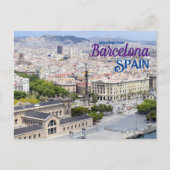 Briefkaart van Barcelona (Voorkant)