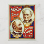 Briefkaart van Barnum en Bailey Circus (Voorkant)