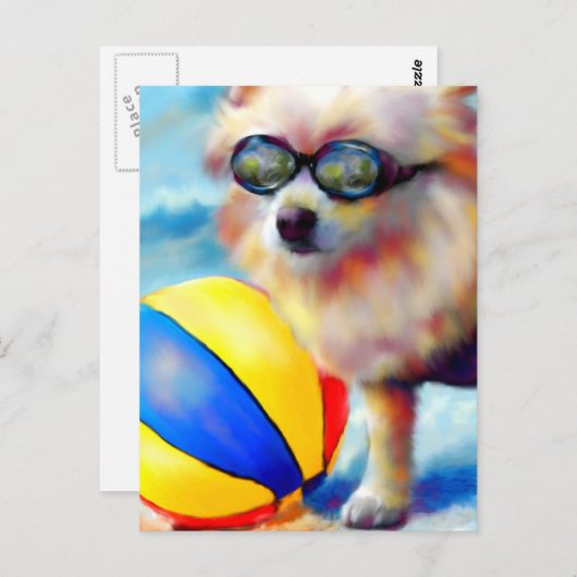 Briefkaart van Beachin (Pommeren) (Voorkant / Achterkant)