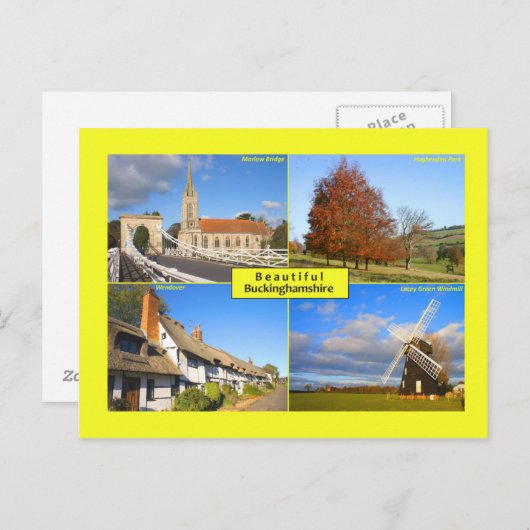 Briefkaart van Beauful Buckinghamshire (Voorkant / Achterkant)