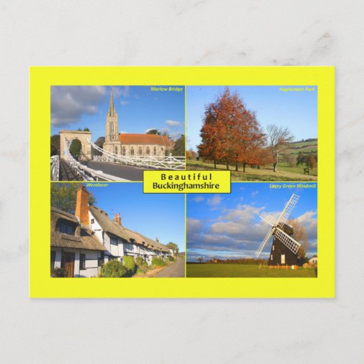 Briefkaart van Beauful Buckinghamshire (Voorkant)