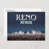 Briefkaart van Beauful Reno Skyline (Voorkant / Achterkant)