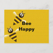 Briefkaart van bee Happy Bumblebee (Voorkant)