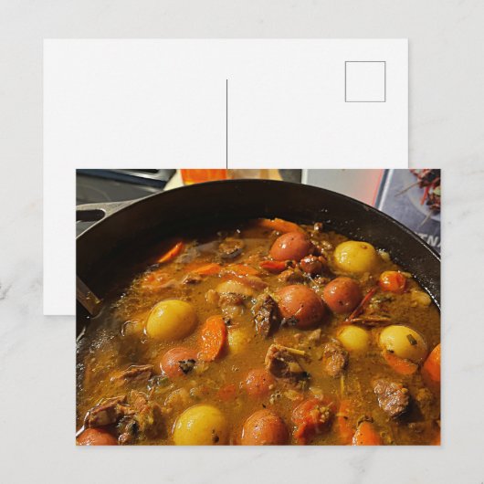 Briefkaart van Beef Stew (Voorkant / Achterkant)