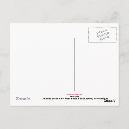 briefkaart van beenkrampen (Achterkant)