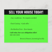 Briefkaart van beleggers (Voorkant)