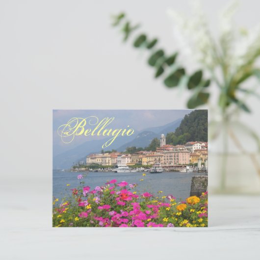 Briefkaart van Bellagio (Staand voorkant)