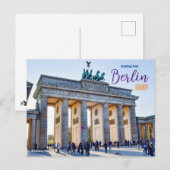 Briefkaart van Berlijn Duitsland (Voorkant / Achterkant)