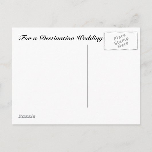 Briefkaart van bestemming (Achterkant)