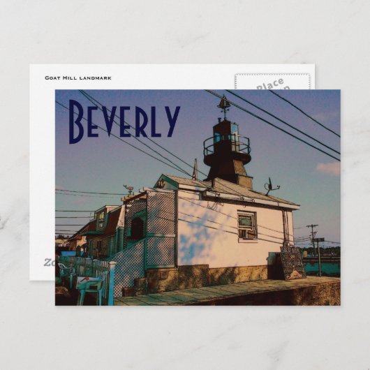 Briefkaart van Beverly (MA) (Voorkant / Achterkant)