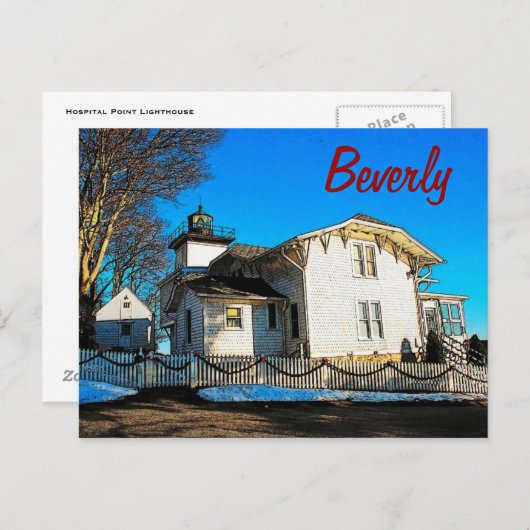 Briefkaart van Beverly (MA) (Voorkant / Achterkant)