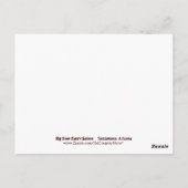 Briefkaart van Big Nose Kate Saloon Tombstone Ariz (Achterkant)