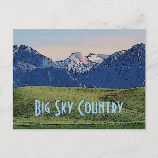 Briefkaart van Big Sky (Voorkant)