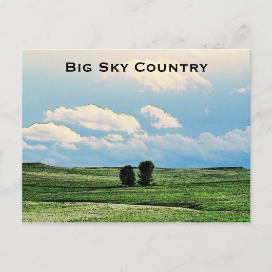 Briefkaart van Big Sky (Voorkant)