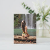 Briefkaart van Bikini Girl (Staand voorkant)