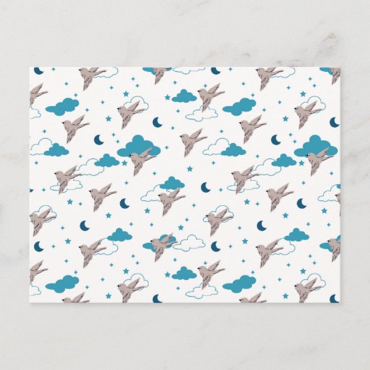 Briefkaart van Bird and Night Fairy Dream (Voorkant)