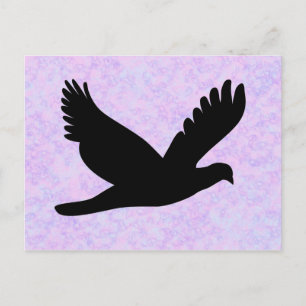Briefkaart van Bird Silhouette