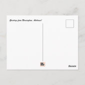 Briefkaart van Birmingham, Alabama (Achterkant)