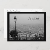 Briefkaart van Black en White Paris (Voorkant / Achterkant)