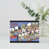  Briefkaart van Black Hills South Dakota (Staand voorkant)