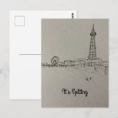 Briefkaart van Blackpool Tower (Voorkant / Achterkant)