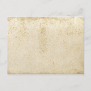 Briefkaart van blanco Antiek gekleurd papier
