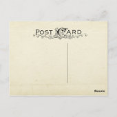 Briefkaart van blanco  papier (Achterkant)