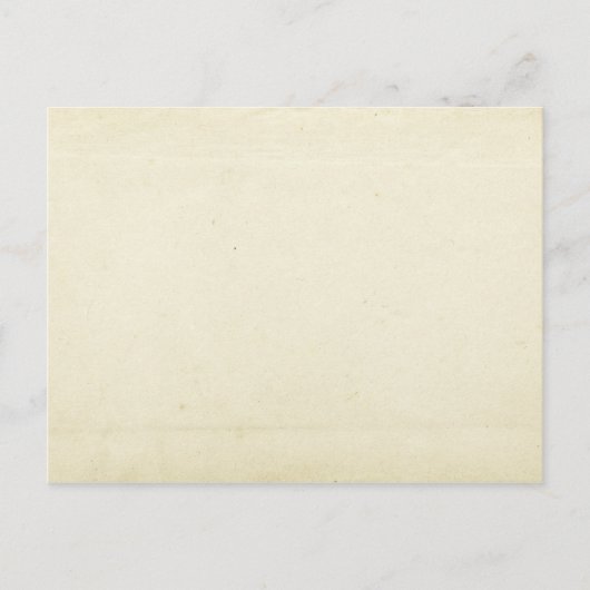 Briefkaart van blanco  papier (Voorkant)