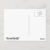  Briefkaart van blauwe paarden (Achterkant)