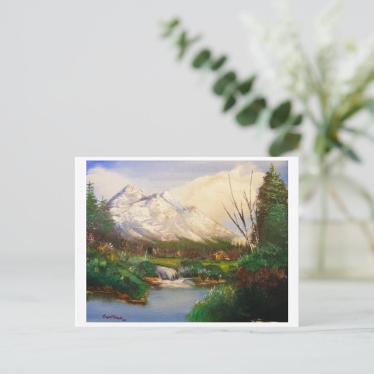 Briefkaart van Blue Mountain (Staand voorkant)