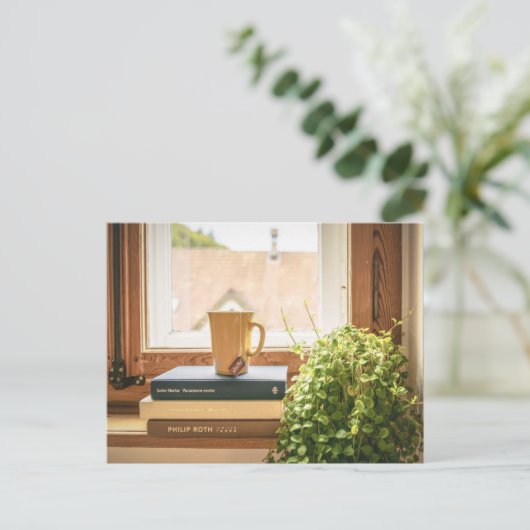 Briefkaart van boeken, Briefkaart van boekoverloop (Staand voorkant)